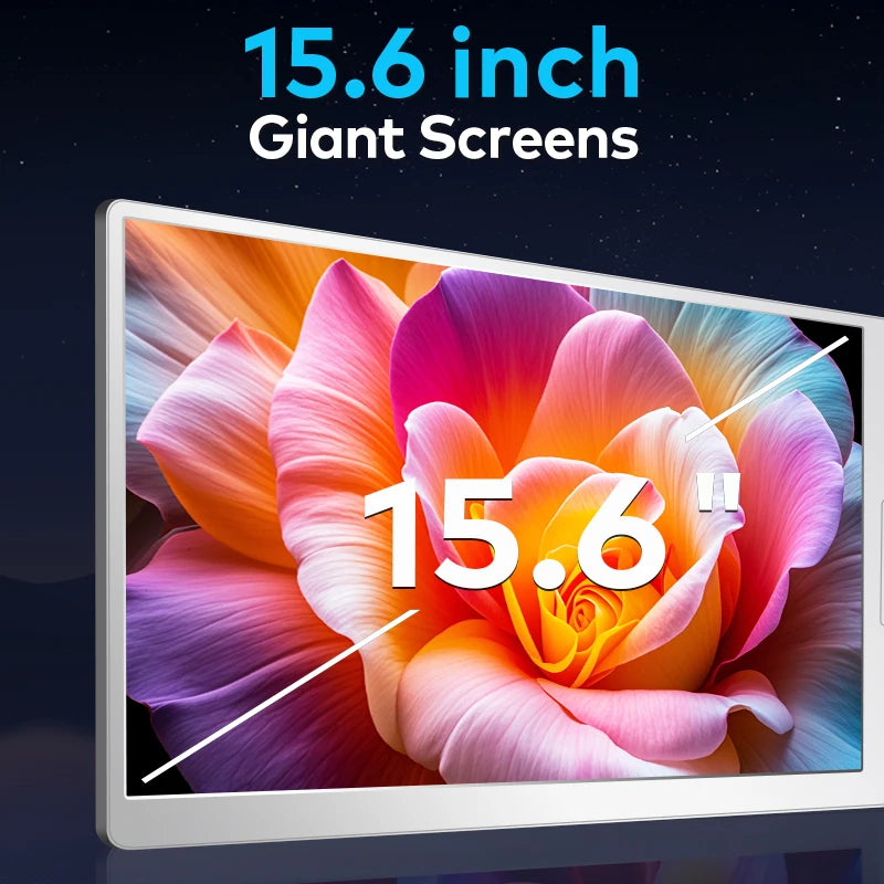 2025 New 15.6 Inch Portable Monitor 1 Cable Support Full Macbook Series and Windows